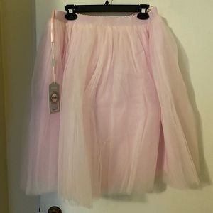 Pink Tulle Skirt